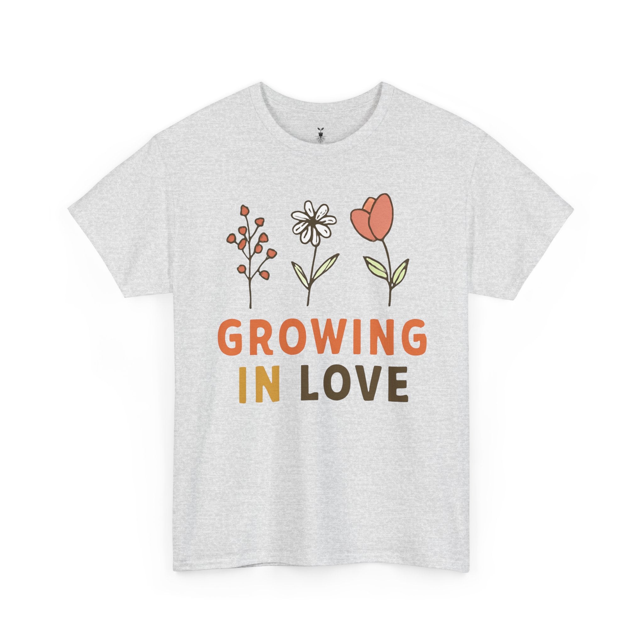 Aesthetic Flower Growing in Love T-Shirt