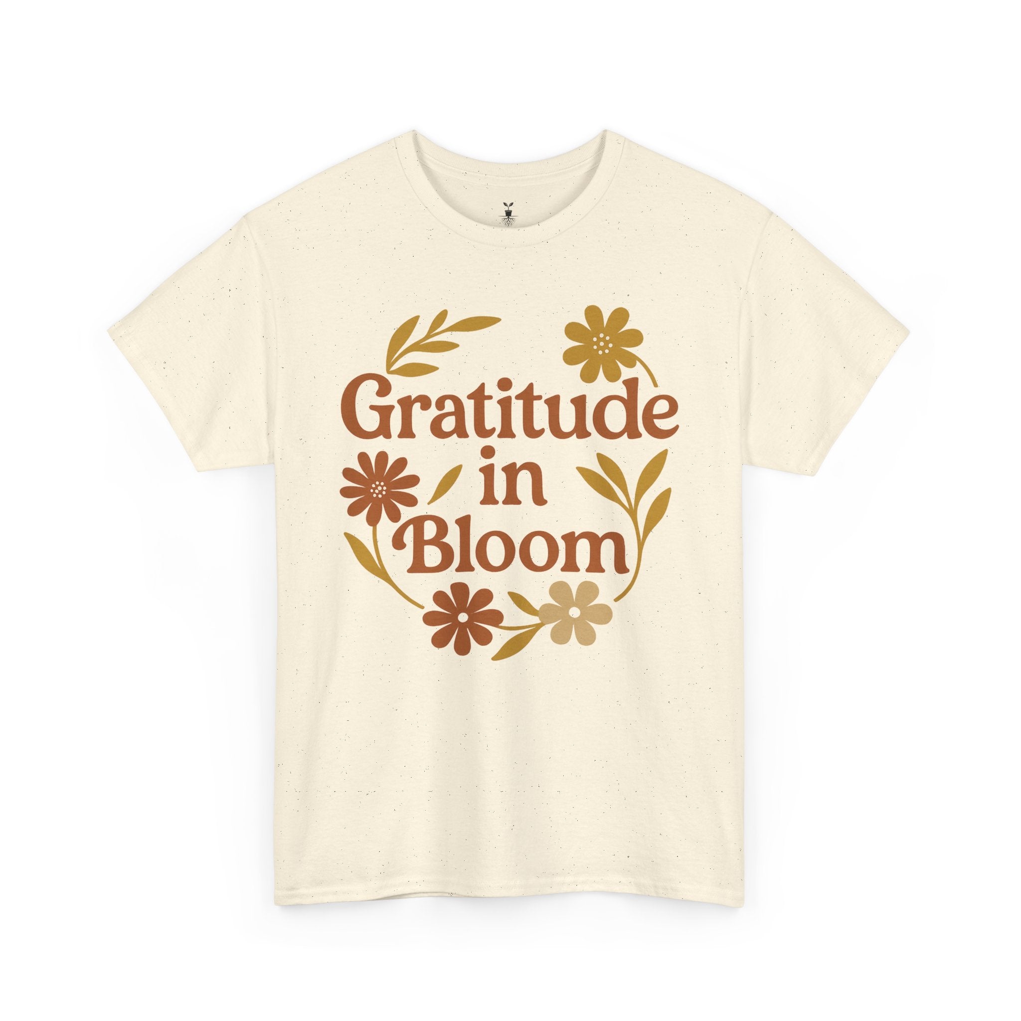 Floral Boho Gratitude in Bloom T-Shirt