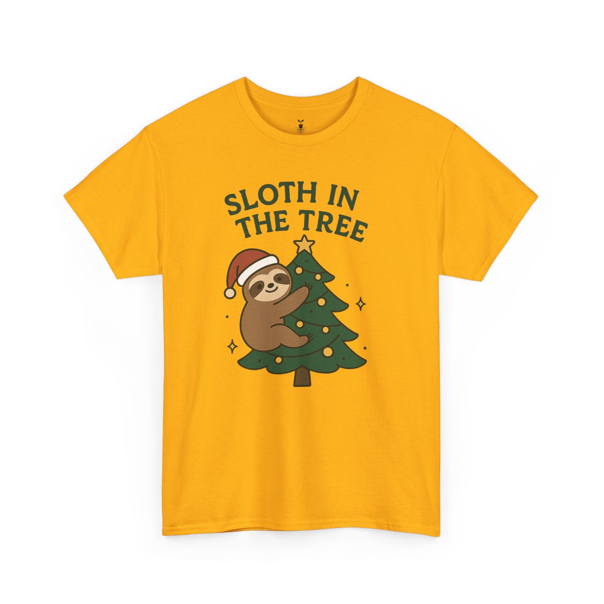 Christmas  Sloth in the Tree T-Shirt