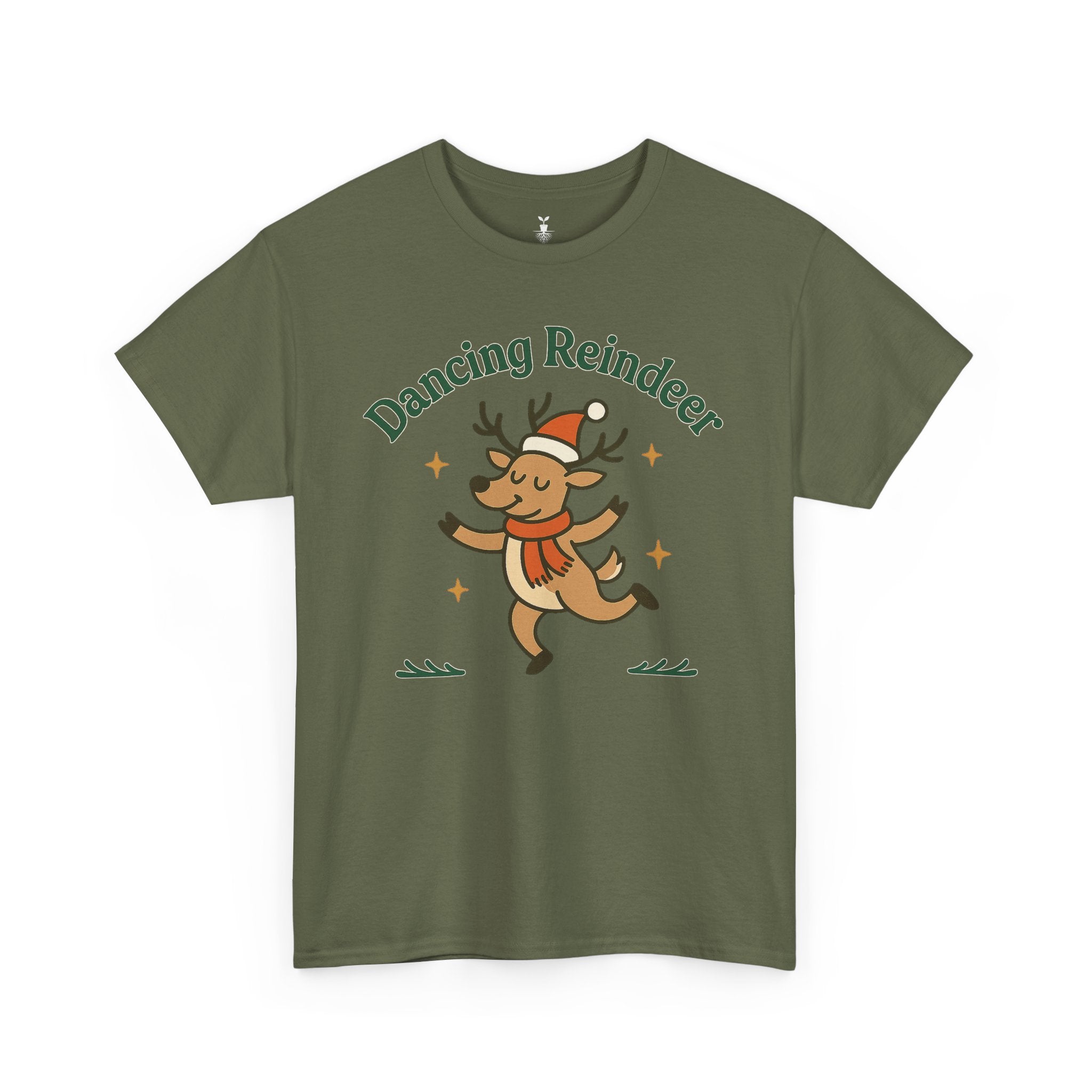Festive Christmas Dancing Reindeer T-Shirt