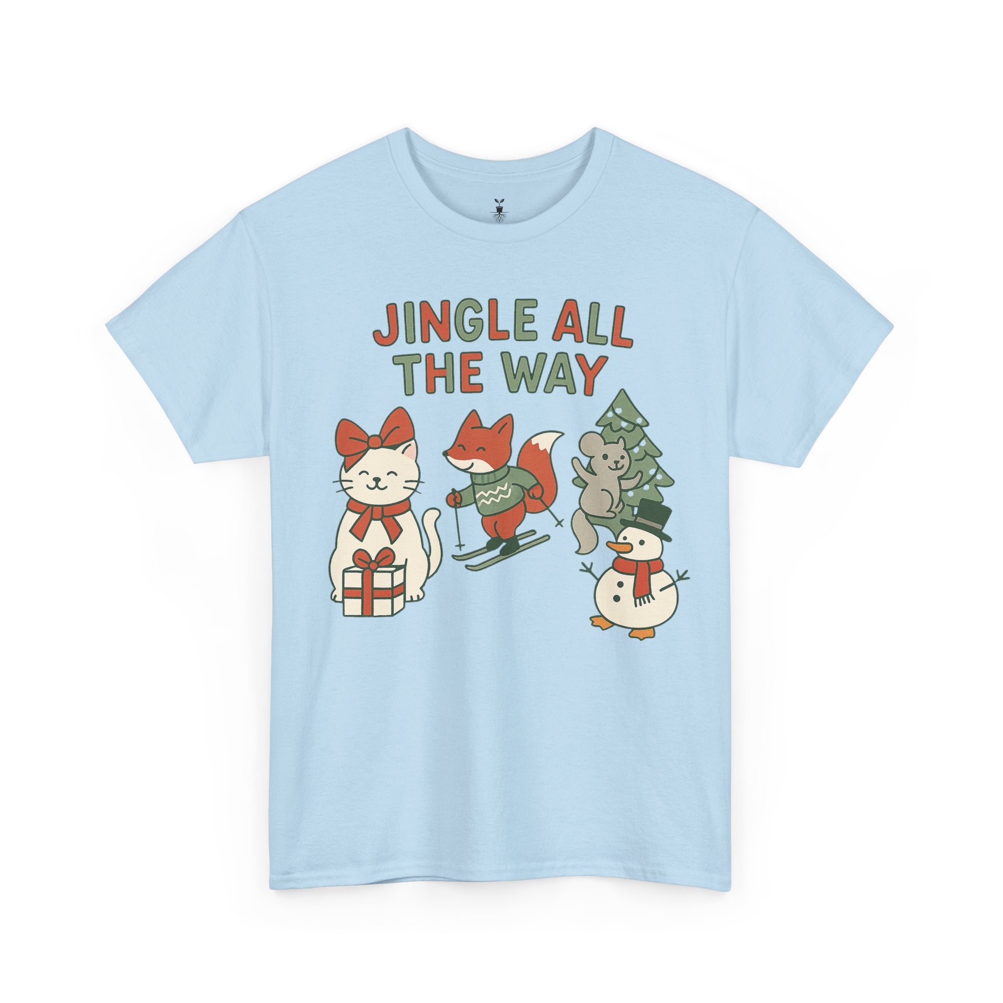 Cute Animal Jingle All The Way T-Shirt