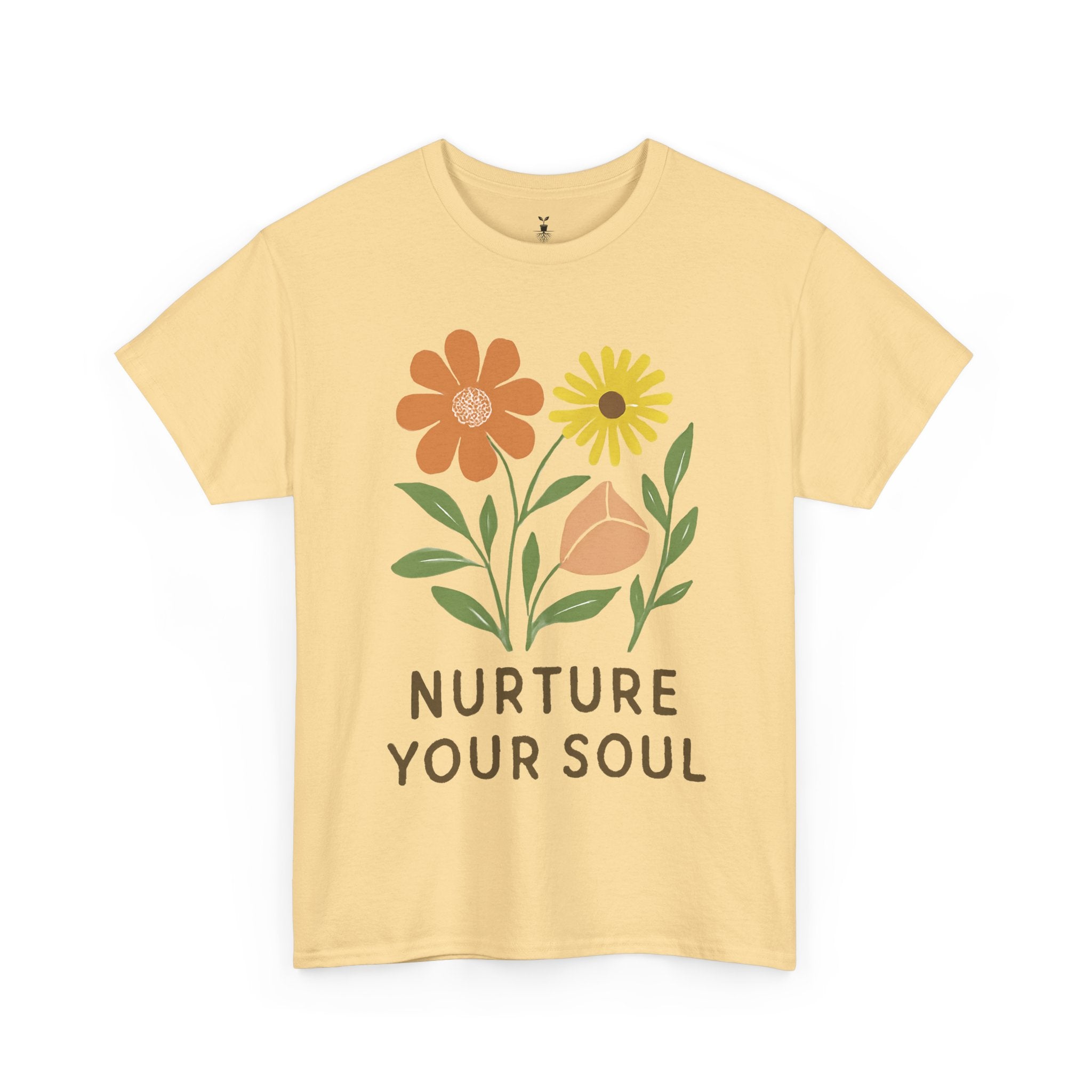 Boho Floral Nurture Your Soul T-Shirt