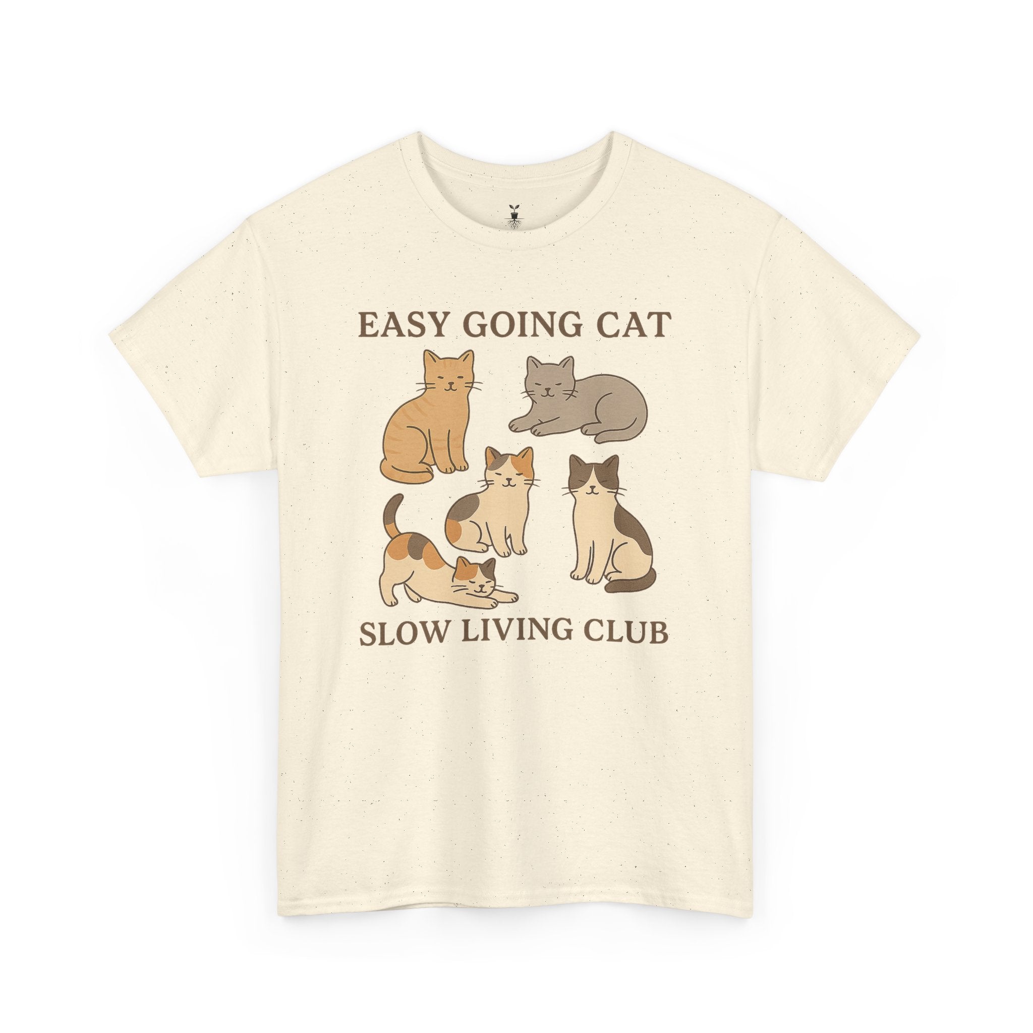 Easy Going Cat: Cute Aesthetic Cat T-Shirt