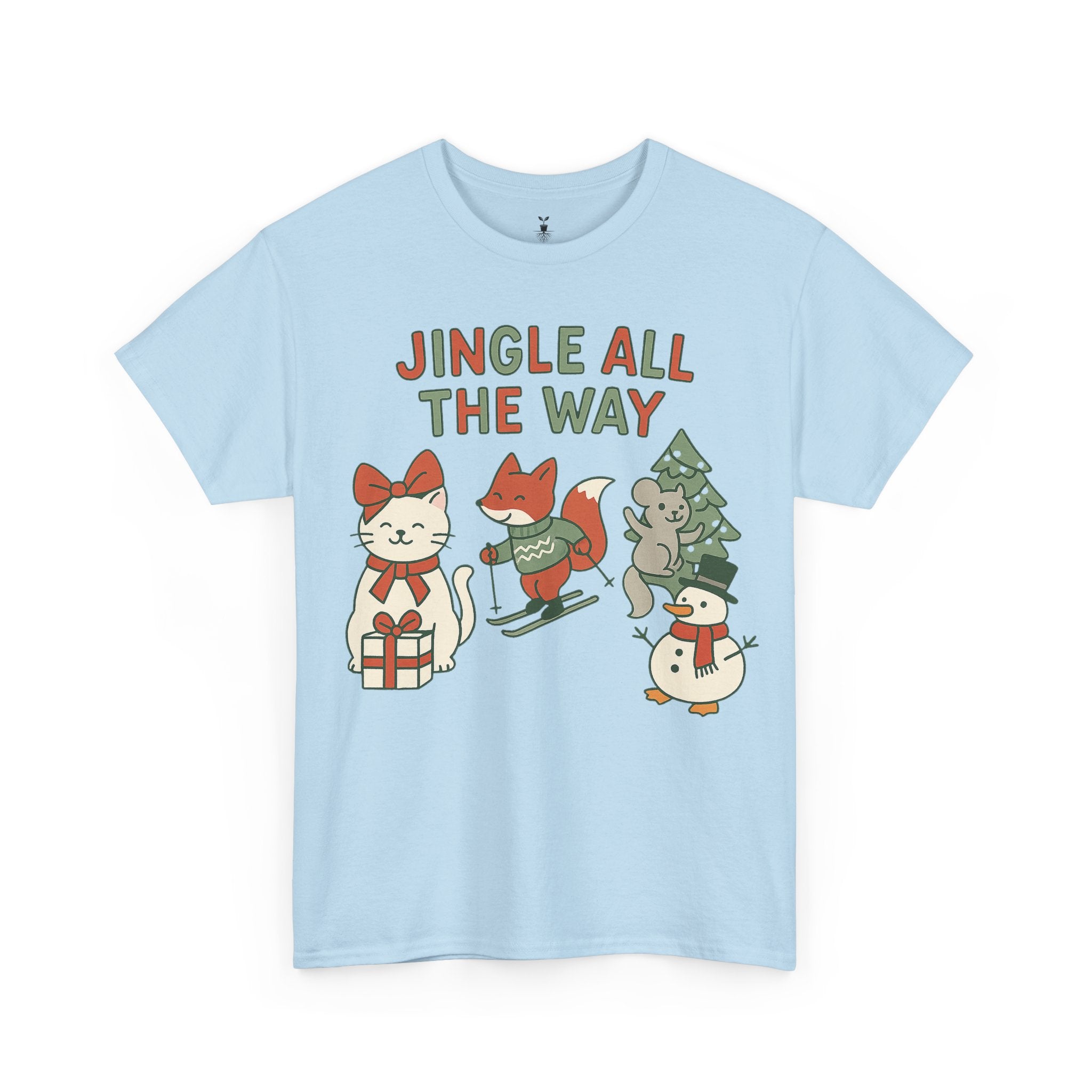 Cute Animal Jingle All The Way T-Shirt