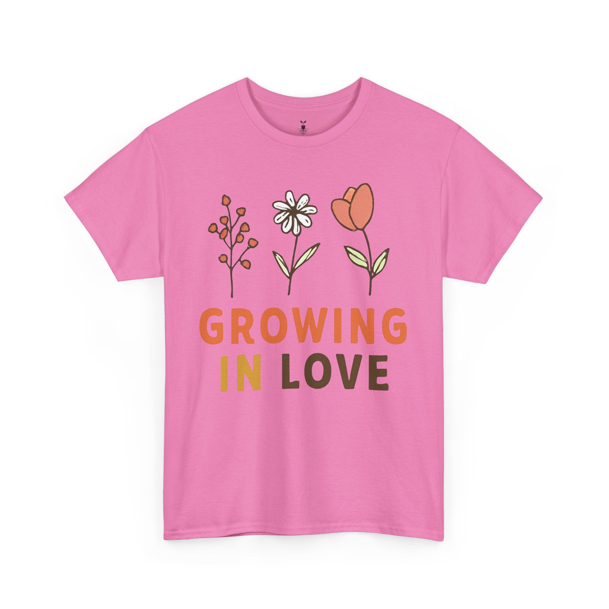 Aesthetic Flower Growing in Love T-Shirt
