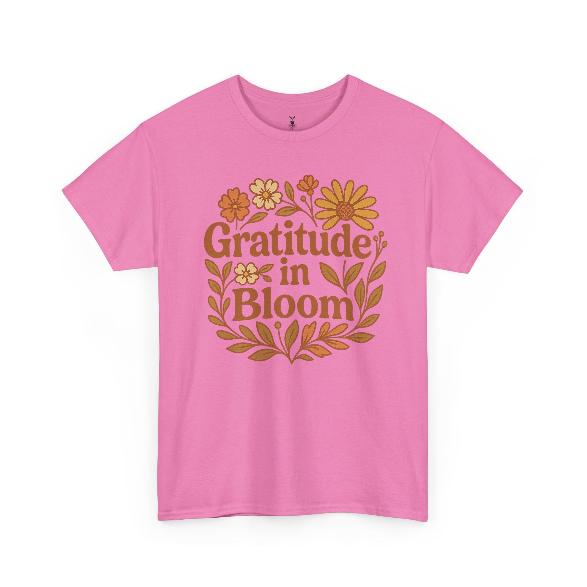 Floral Boho Gratitude in Bloom T-Shirt