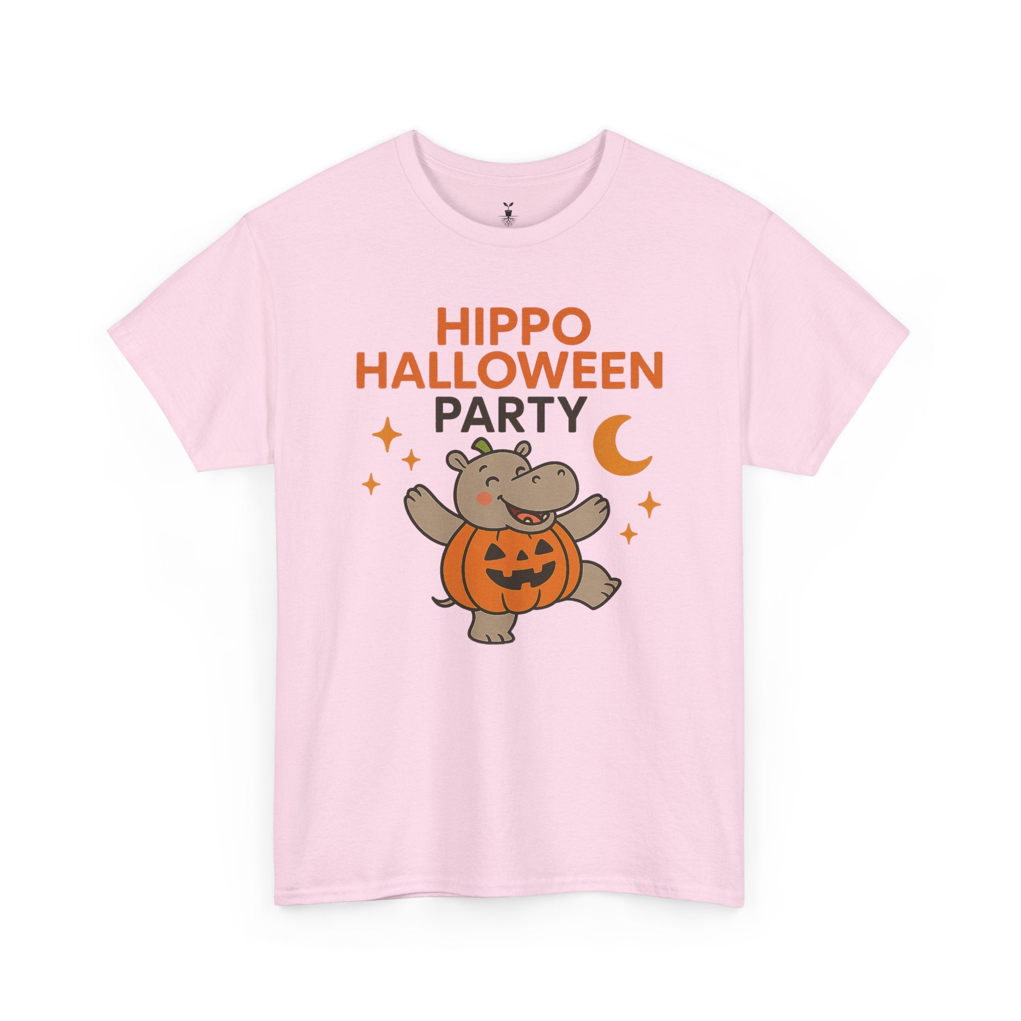 Hippo Pumpkin Halloween Party T-Shirt