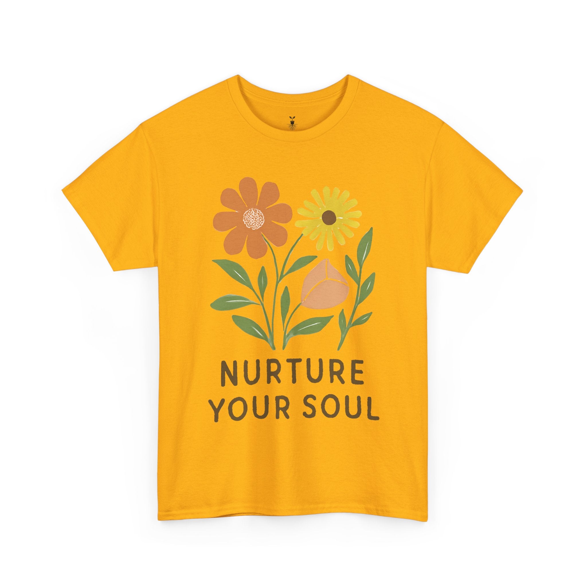 Boho Floral Nurture Your Soul T-Shirt