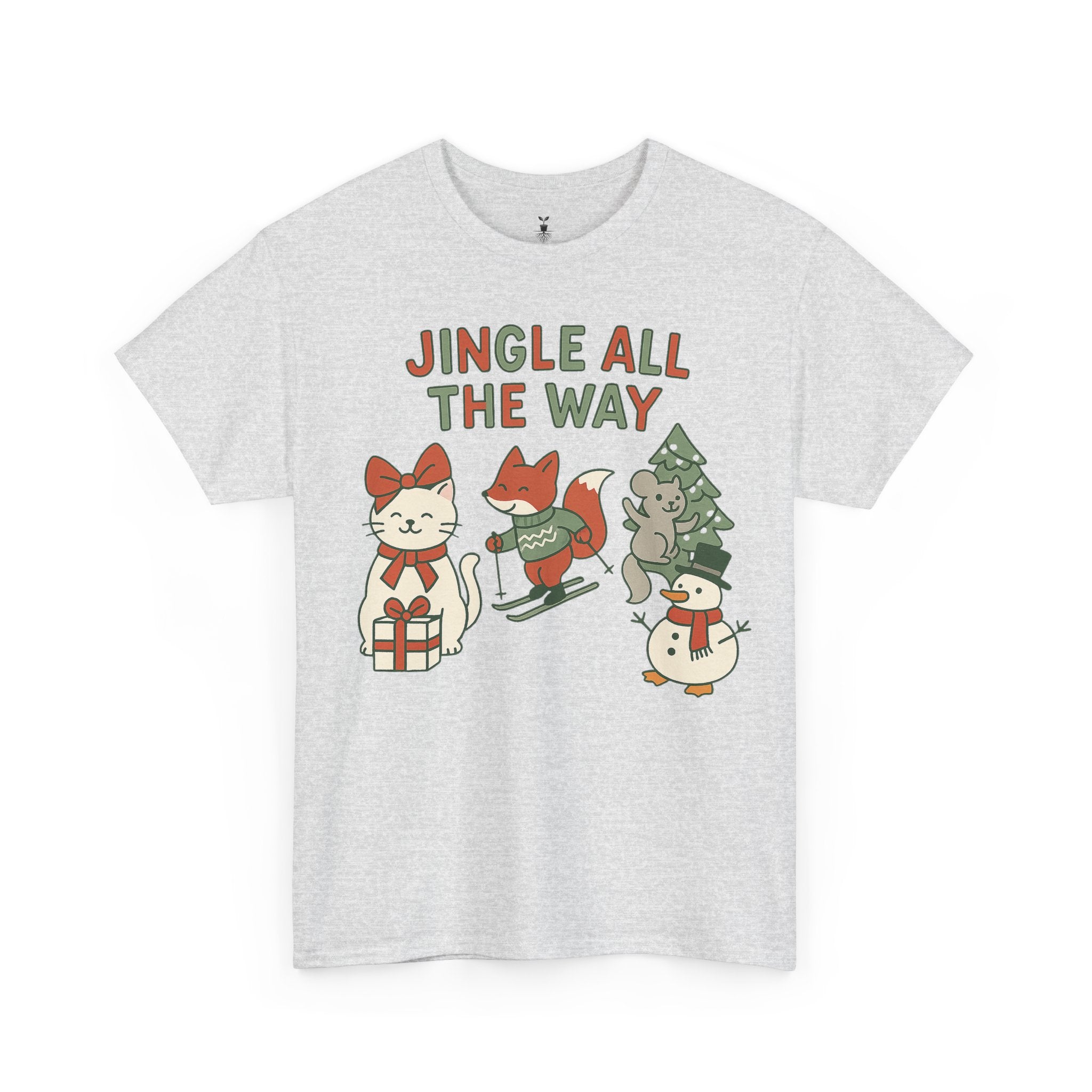 Cute Animal Jingle All The Way T-Shirt