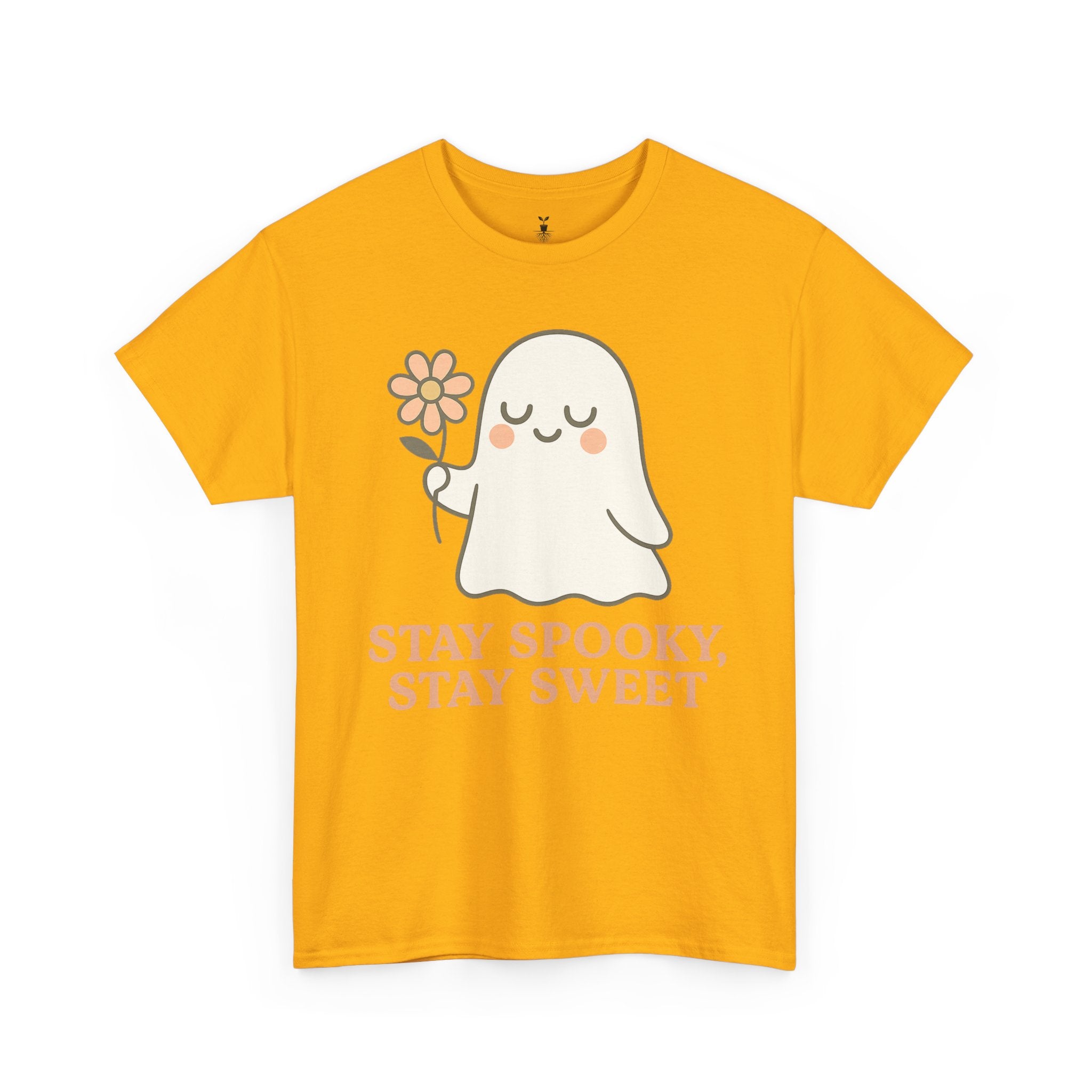 Cute Ghost with Flower Stay Spooky, Stay Sweet T-Shirt