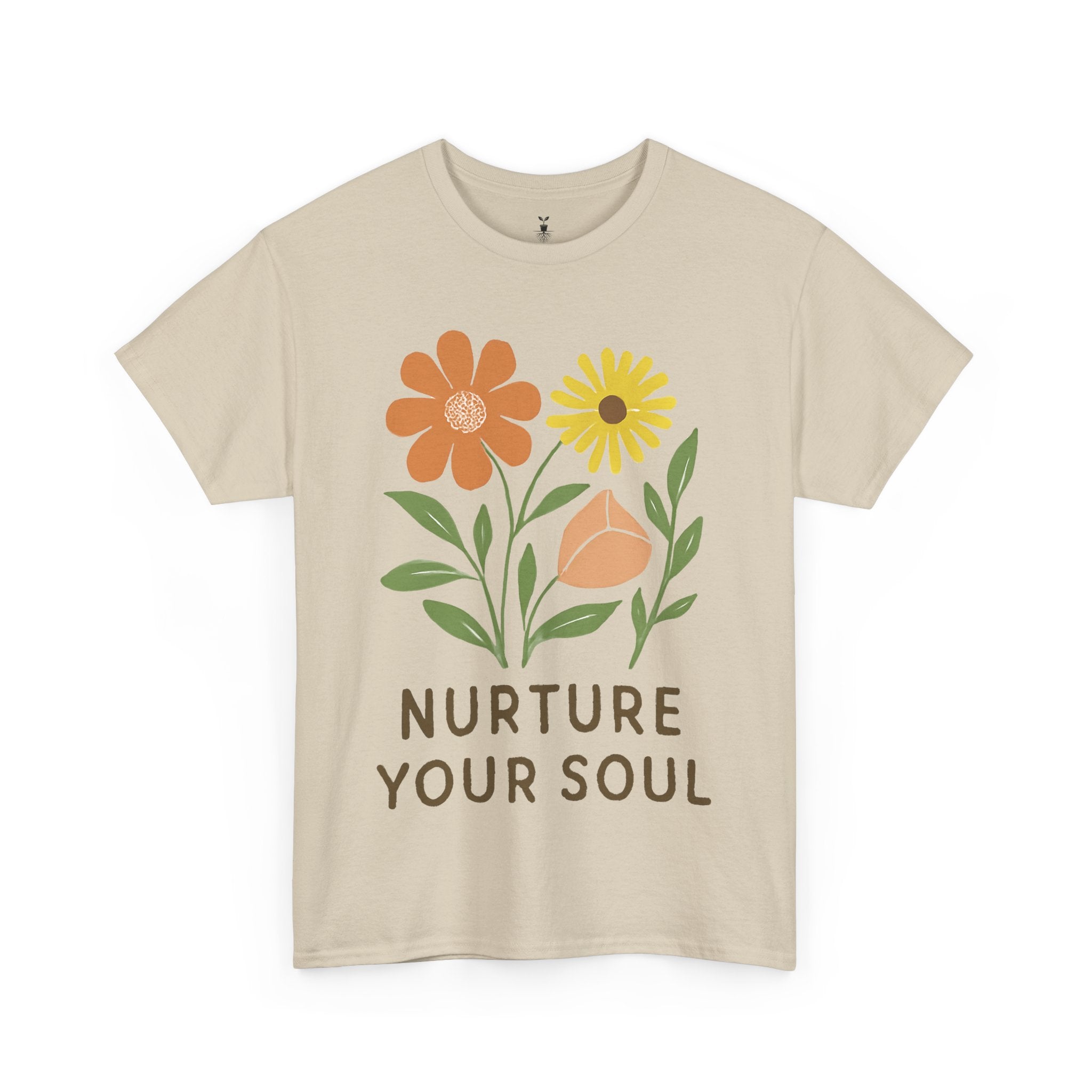 Boho Floral Nurture Your Soul T-Shirt