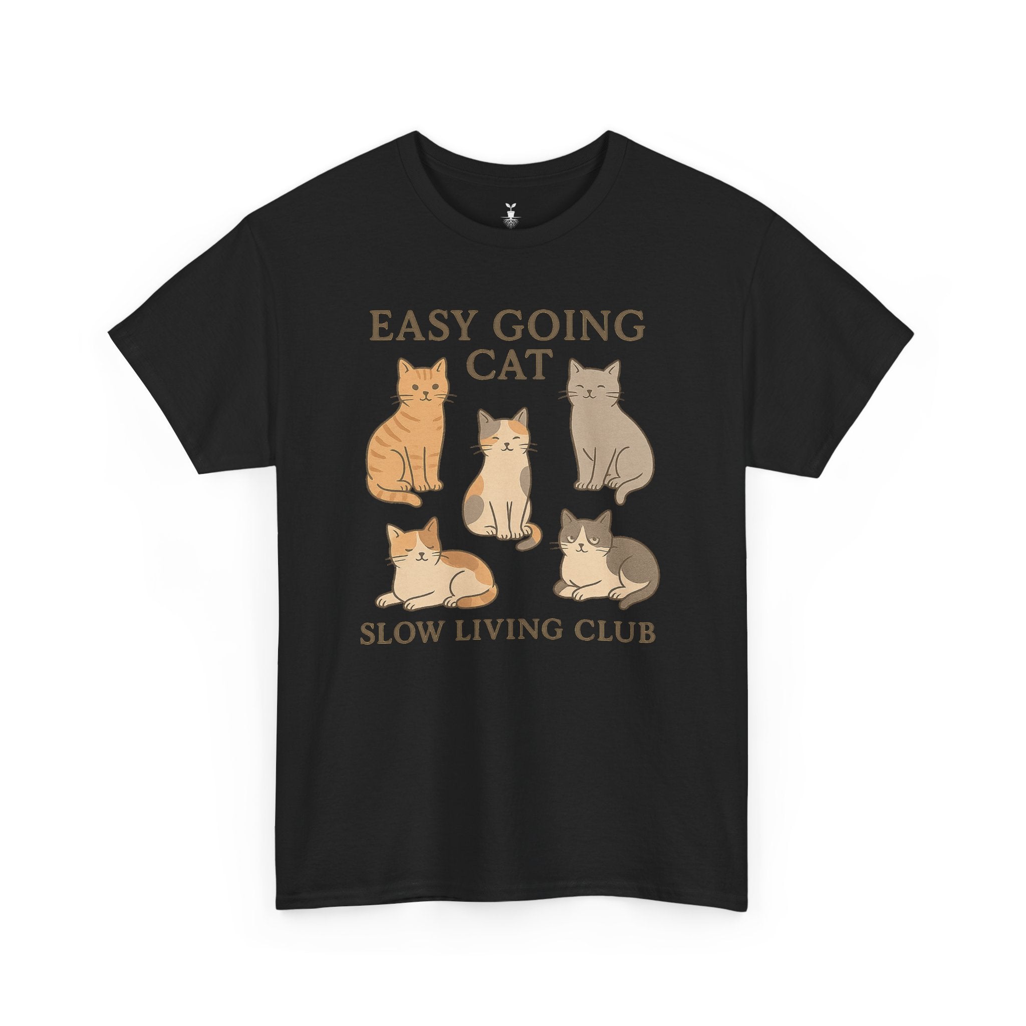Easy Going Cat: Slow Living Club T-Shirt