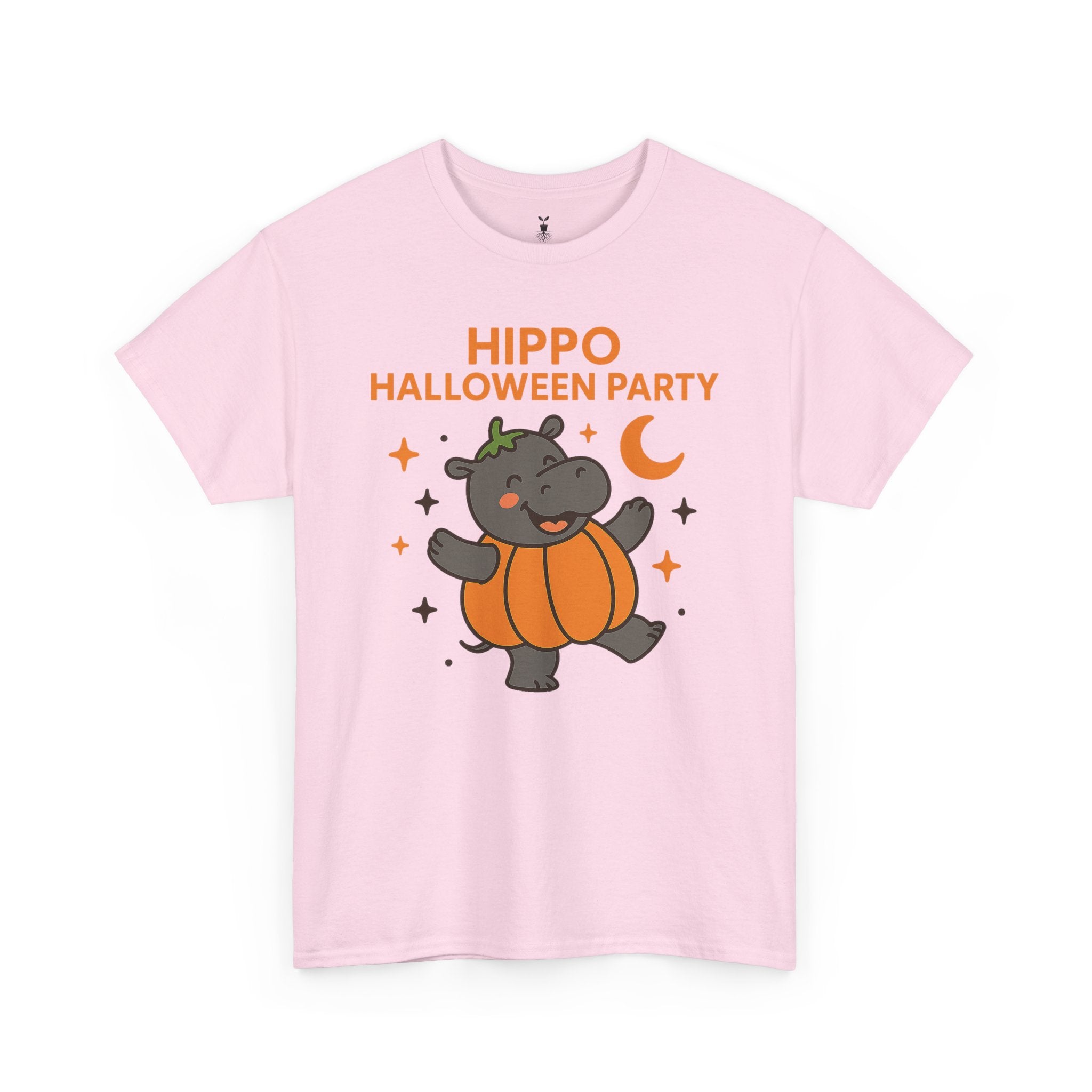 Hippo Pumpkin Halloween Party T-Shirt