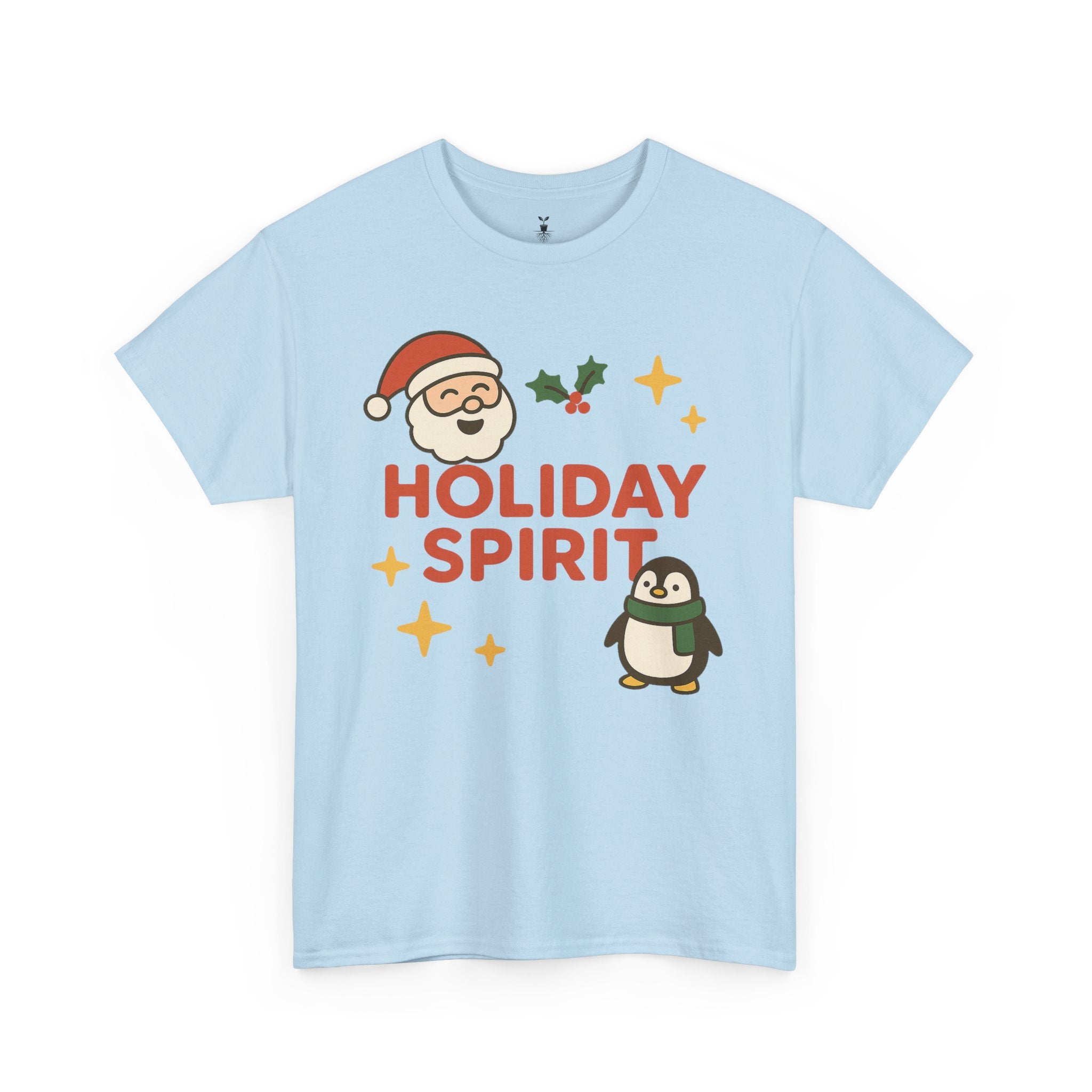 Santa Claus & Penguin Holiday Spirit T-Shirt