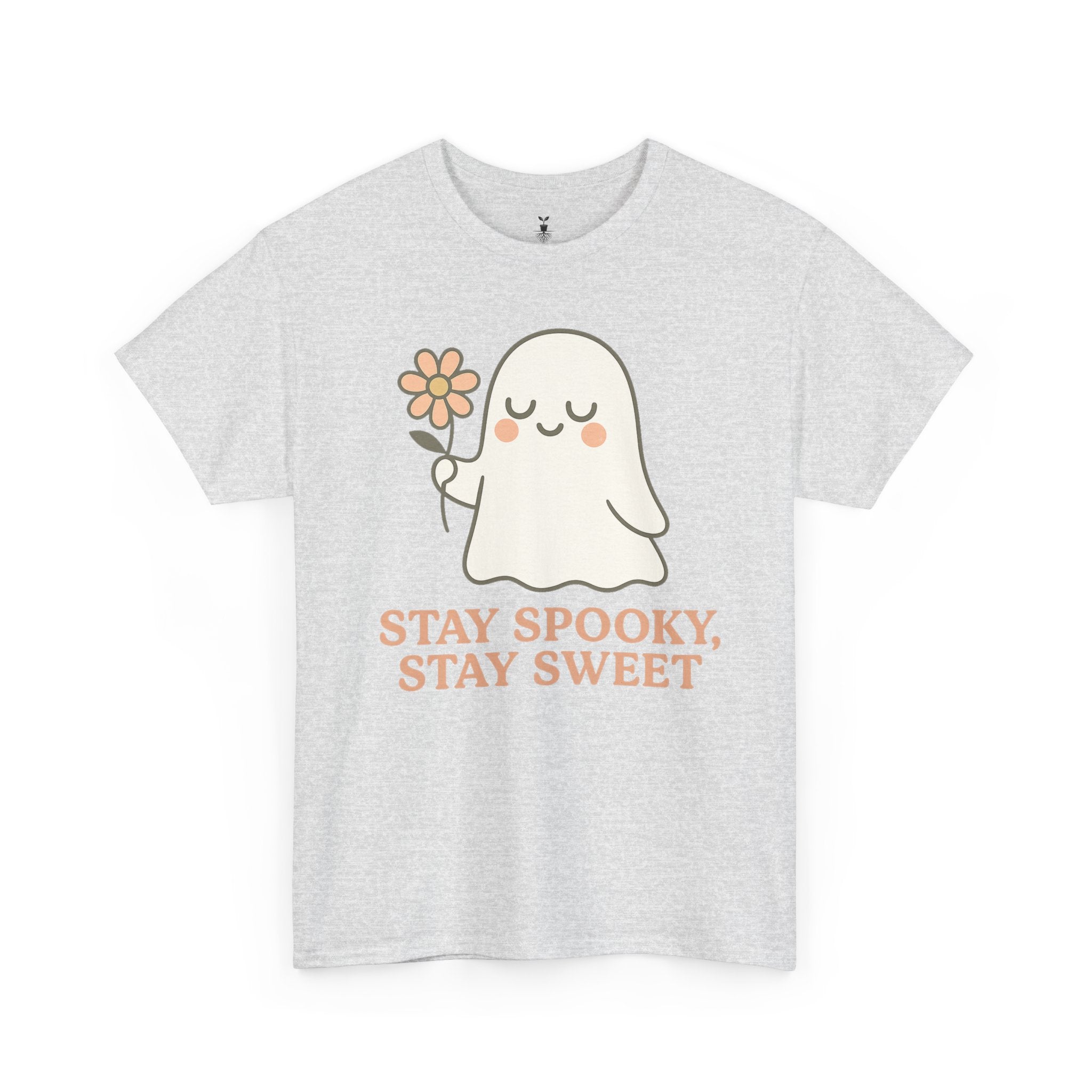 Cute Ghost with Flower Stay Spooky, Stay Sweet T-Shirt