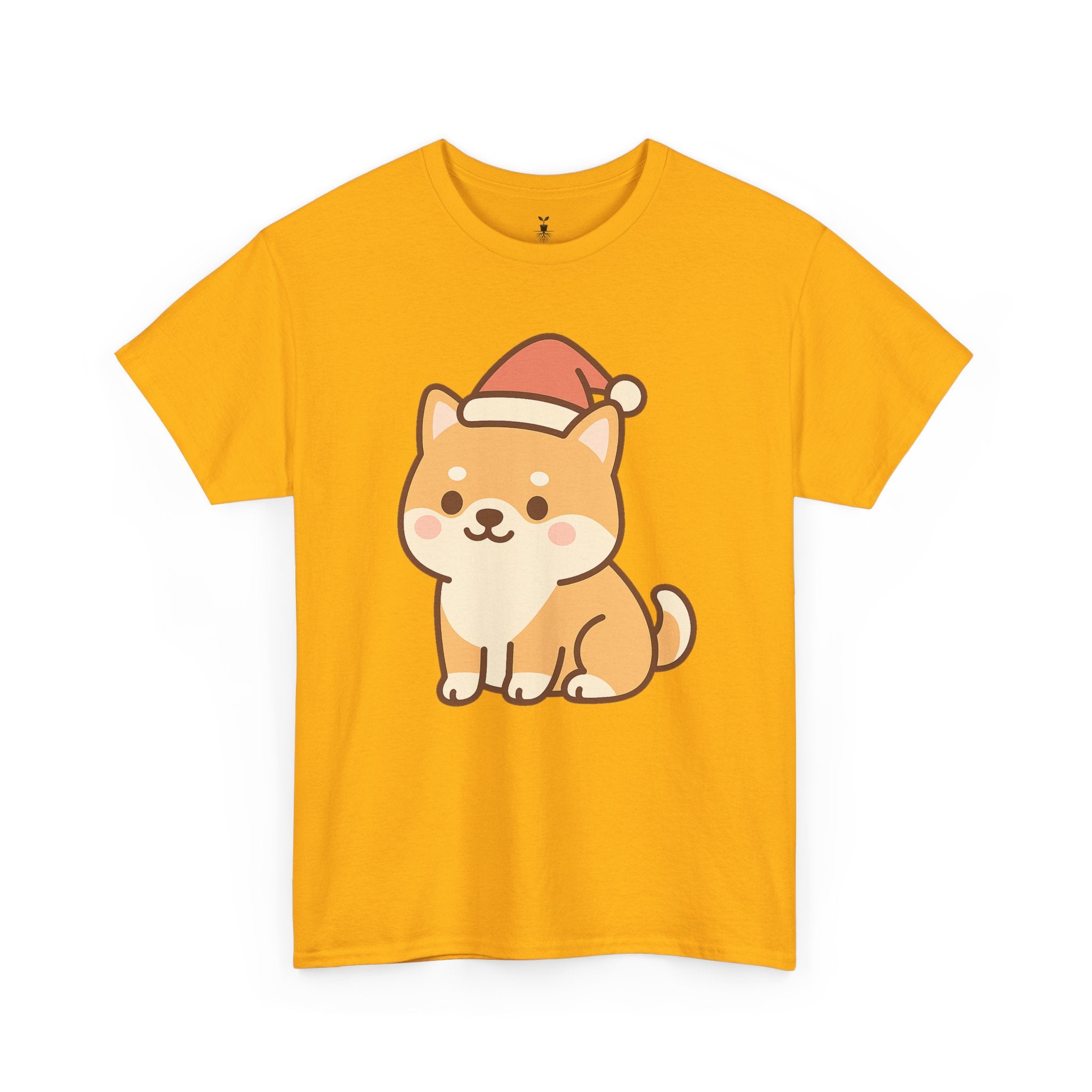 Shiba Inu with Santa Hat T-Shirt