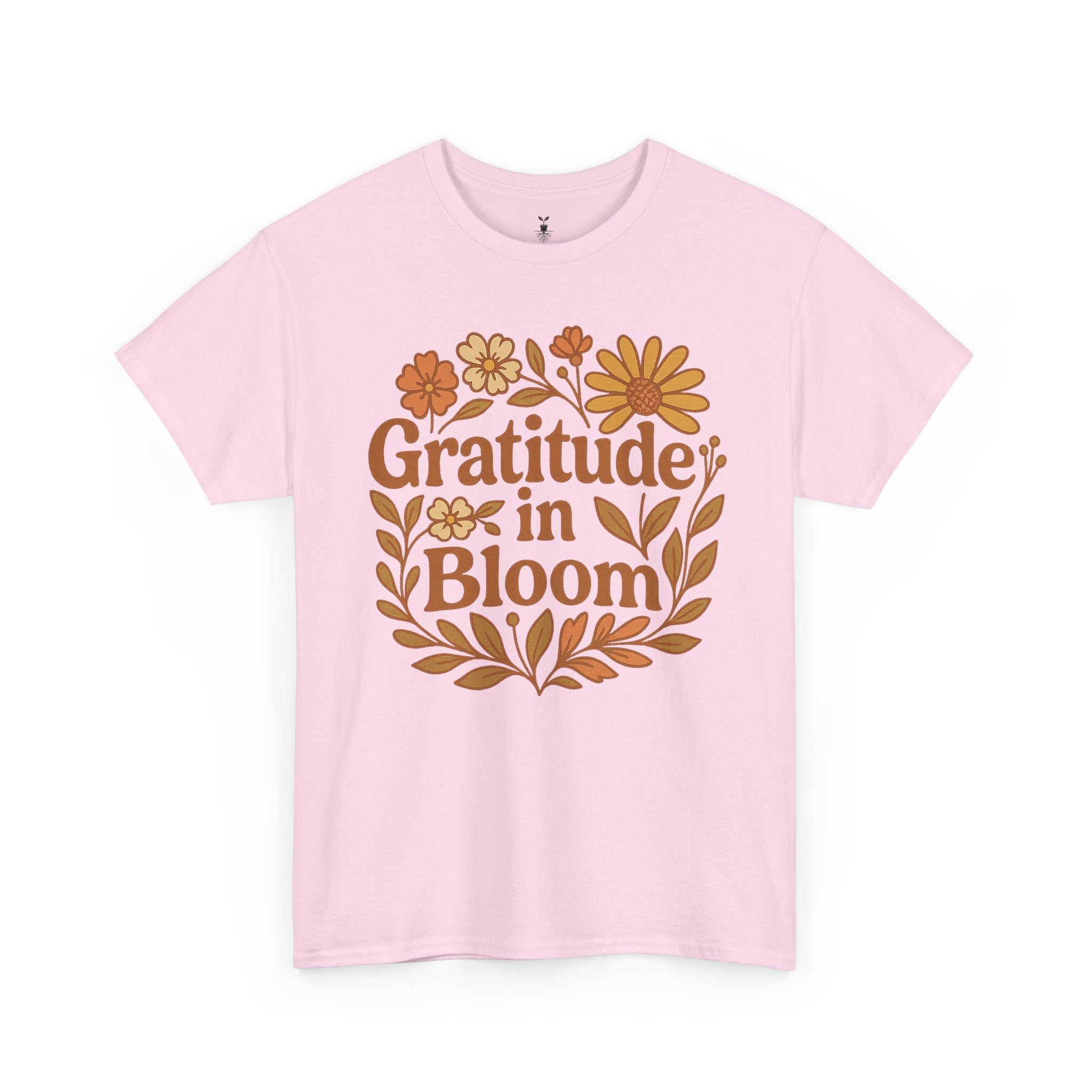 Floral Boho Gratitude in Bloom T-Shirt